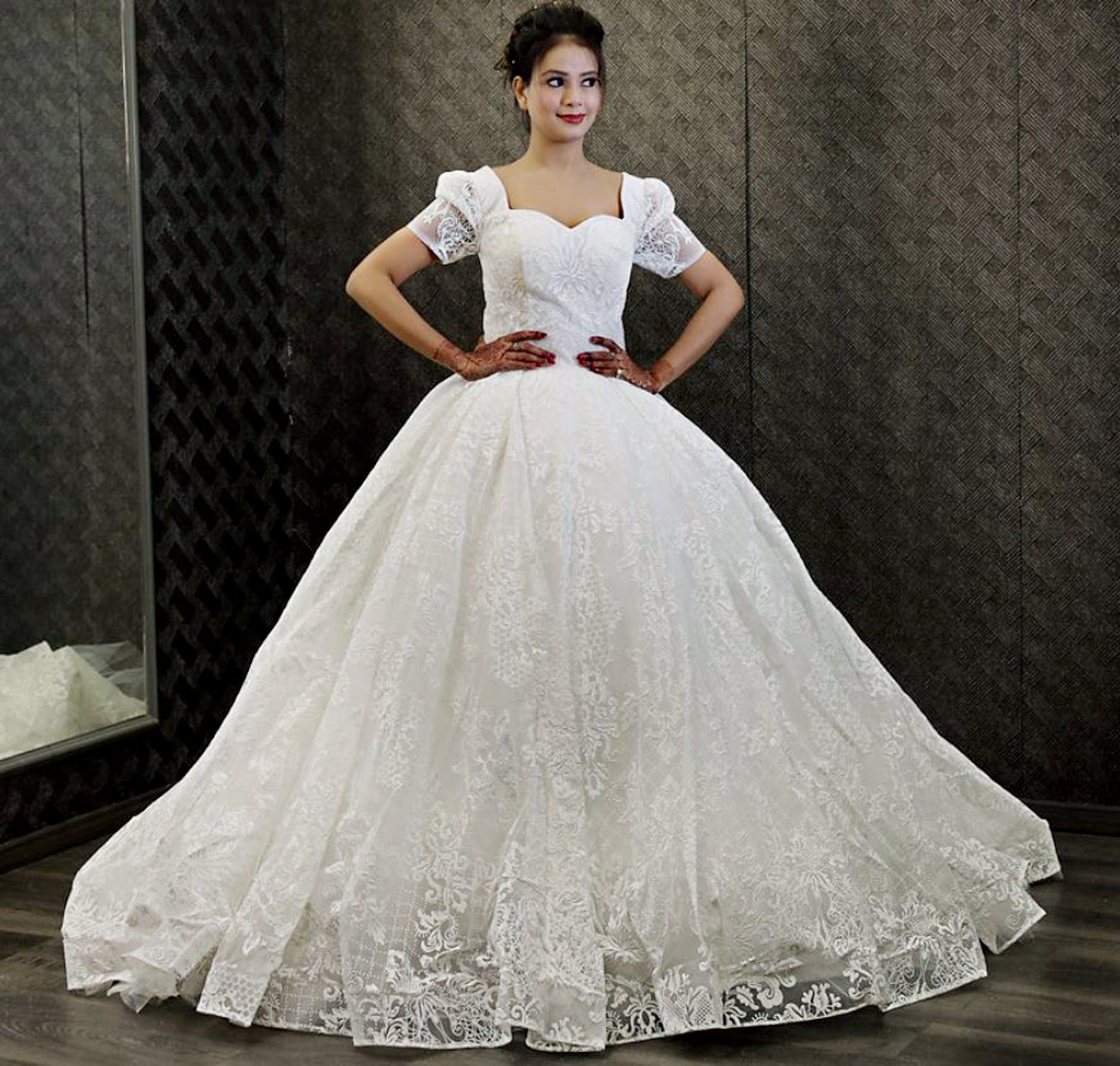 Classic White Wedding Ball Gown