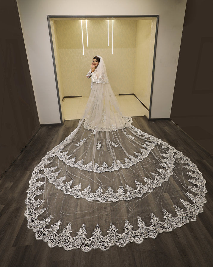Bridal Veil - Premium Christian Bridal Long Veil
