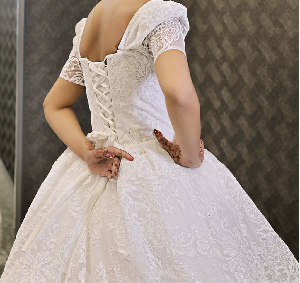 Classic White Wedding Ball Gown