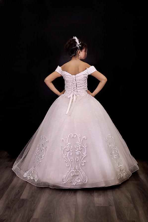 Ball Gown with Off Shoulder