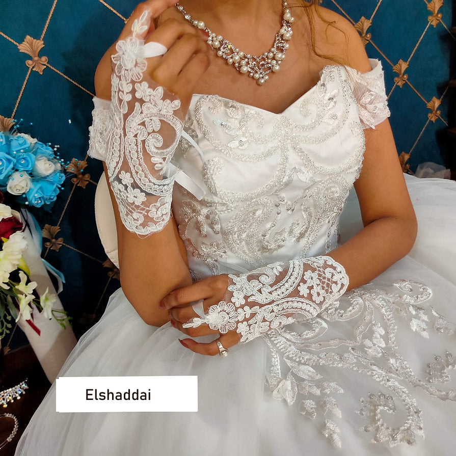 Ball Gown with Off Shoulder