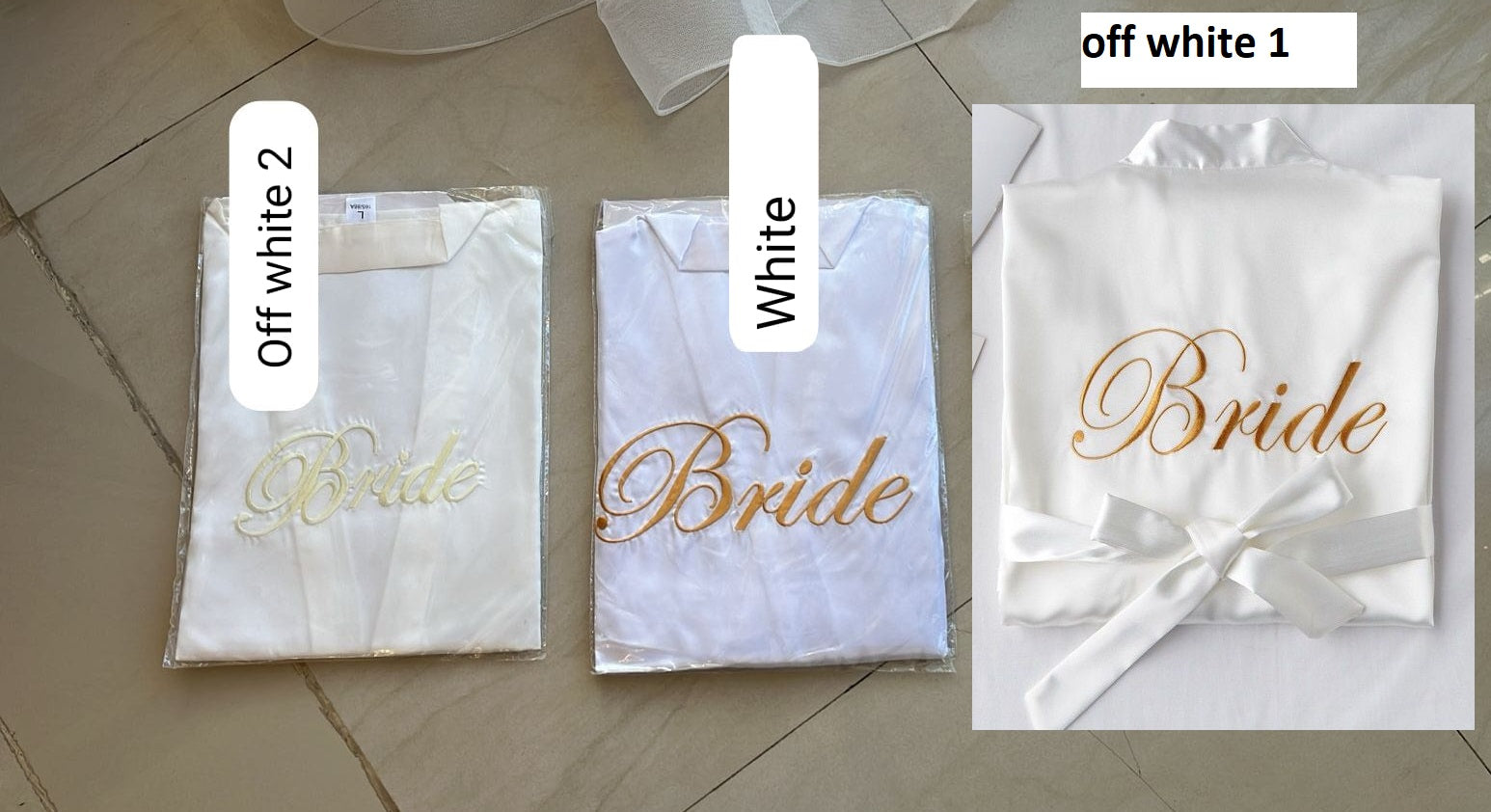 Bridal Robes - Satin Lycra