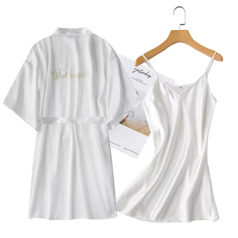 Bridal Robes - Satin Lycra